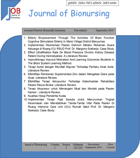 Journal of Bionursing Vol.1 No.2 2019